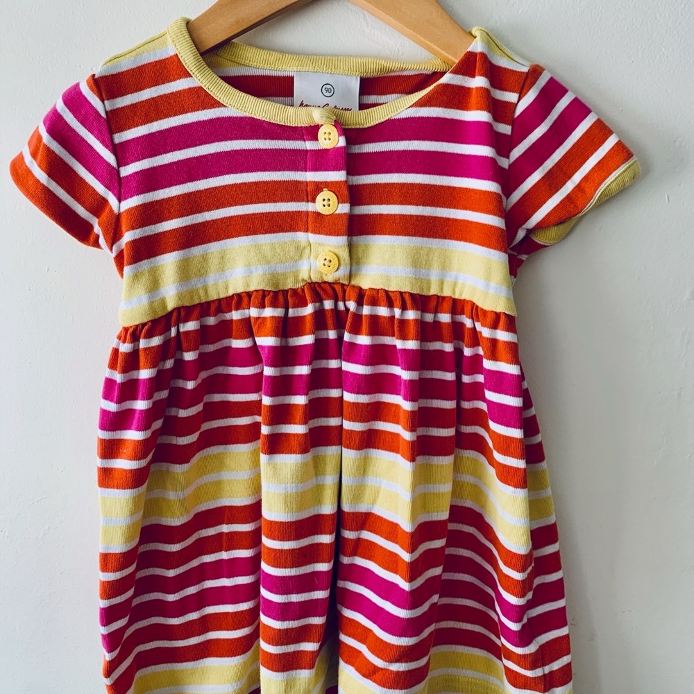 Hanna Andersson striped dress sz 90 (3T)